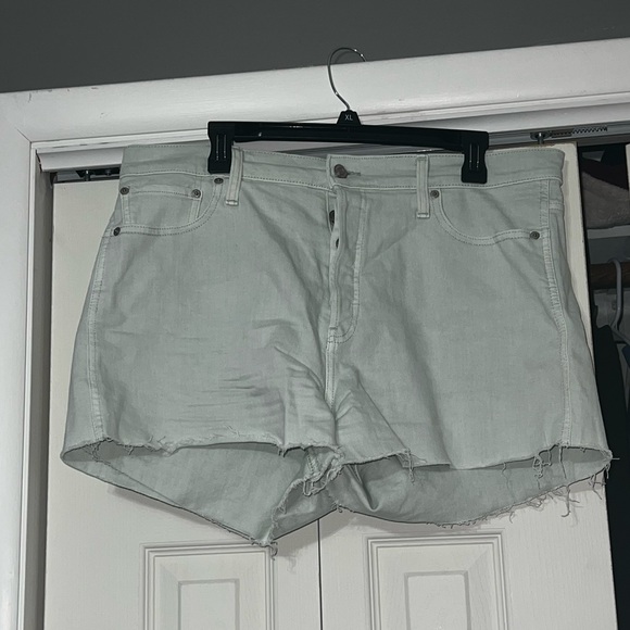 NWOT gap mint green button up shorts - Picture 1 of 4